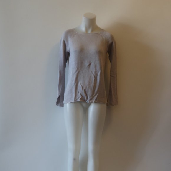 LISA TODD LINEN RIBBON LACE UP PULLOVER SWEATER M* - Picture 6 of 15